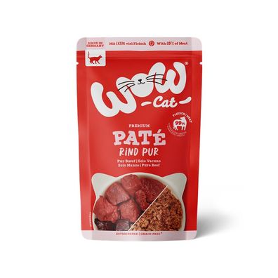 WOW Cat Rind pur 24 x 125g (25,30€/kg)