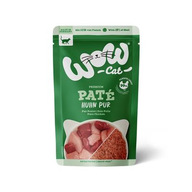 WOW Cat Huhn pur 24 x 125g (25,30€/kg)