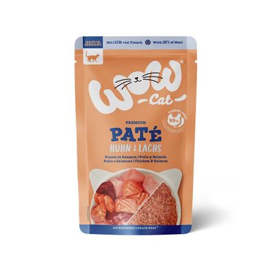 WOW Cat Huhn & Lachs 24 x 125g (25,30€/kg)