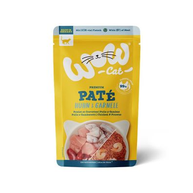 WOW Cat Huhn & Garnelen 24 x 125g (25,30€/kg)