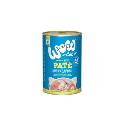 WOW Cat Junior Huhn & Garnele 12 x 400g (12,48€/kg)