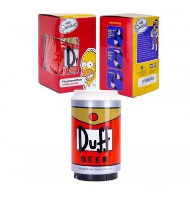 The Simpsons Duff Bier Flaschenöffner Bierdose Homer DUFF BEER