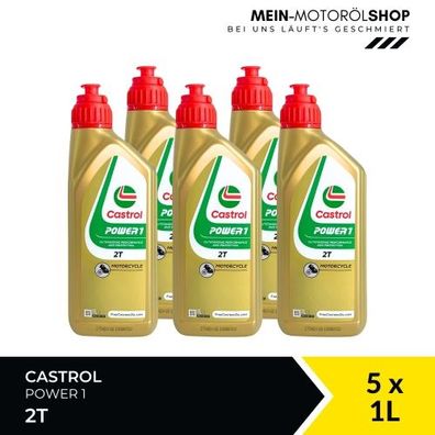 Castrol Power 1 2T 5x1 Liter