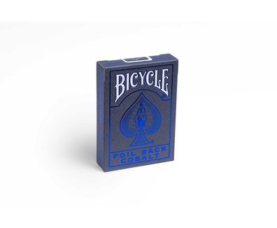 Bicycle® - Kartendeck Foil Back Cobalt Blue Kartenspiel Spielkarten Pokerkarten