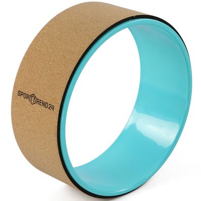 Sporttrend 24® Yoga Wheel Cork / Kunststoff, Yogarad für Yoga Pilates Gymnastik