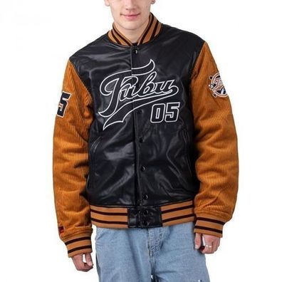 Fubu Herren Bomberjacke Varsity Block Corduroy Jacket 6075110