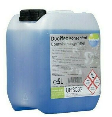 10 Liter (2 x 5 Liter)Winterfit Überwinterungsmittel Wintermittel Duo Plex Pool