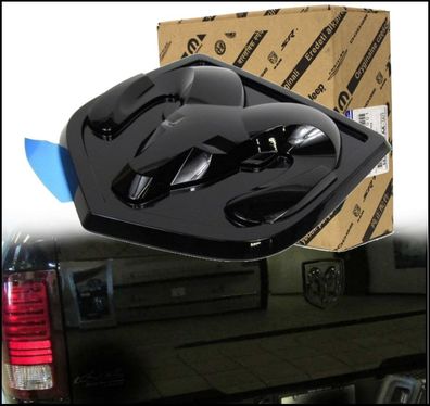Black Edition Serie" Emblem Ram Head (Heckklappe) (139,7 x 152,4mm) (Mopar) SONDE