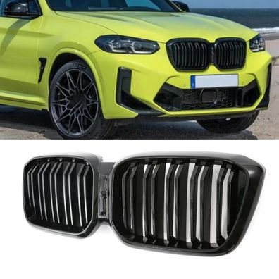 Performance Nieren Schwarz Hochglanz für BMW X3 G01 X4 G02 LCI M Paket