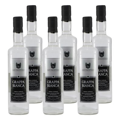 San Faustino Grappa Bianco (6 x 0,5L)