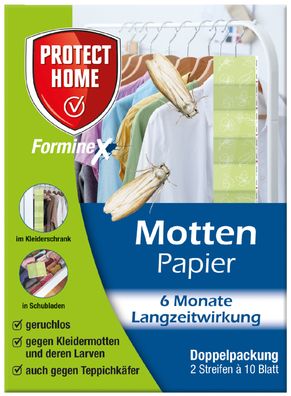 SBM Protect Home Forminex Mottenpapier, 2 Streifen