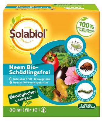 SOLABIOL® Neem® Bio-Schädlingsfrei, 30 ml