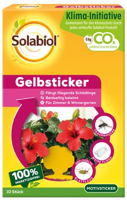 SBM Solabiol Gelbsticker, 10 Stück