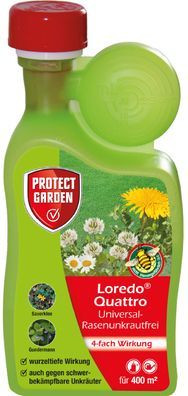 Protect GARDEN® Loredo® Quattro Universal Rasenunkrautfrei, 400 ml