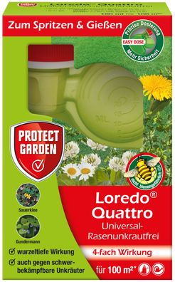 Protect GARDEN® Loredo® Quattro Universal Rasenunkrautfrei, 100 ml