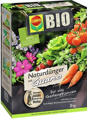 COMPO BIO NaturDünger Guano, 3 kg