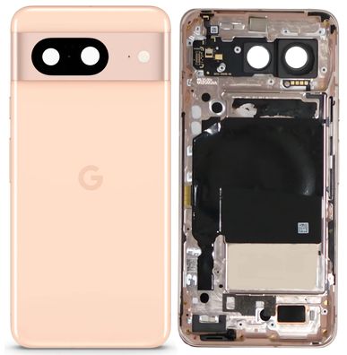 Original Google Pixel 8 Gehäuse GPJ41 Akkudeckel Rose Sehr Gut