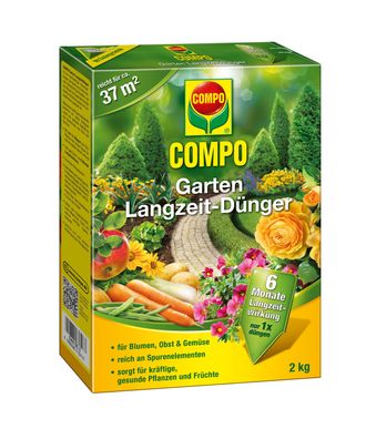 COMPO Garten Langzeit-Dünger, 2 kg