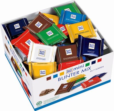 Ritter Sport 1077841006 Schokolade Mini - ca. 84 Einzelportionen à 16,67 g sortiert