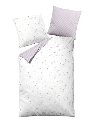 Dormisette Cotton Renforce Bettwäsche 155x220 Schirmflieger Wende flieder 2862-60