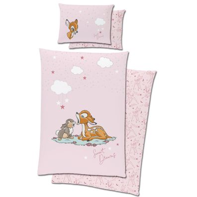 Bambi Dreams Baby / Kleinkind Bettwäsche Linon / Renforcé