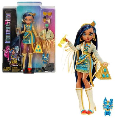 Puppe Cleo De Nile | Monster High | HHK54 | Spiel-Set mit Accessoires