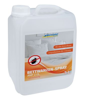 SCHOPF Hygiene® Bettwanzen Spray, 3 Liter Kanister