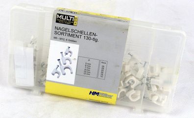 Nagelschellen-Sortiment 130-tlg