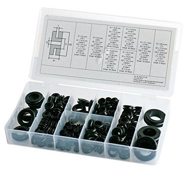 Durchgangstuellen-Sortiment 180-tlg