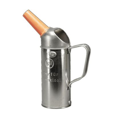 Messbecher Weißblech von Pressol Ölmaßgefäß mit Auslauf 500ml