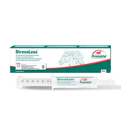 PrimeVal Stressless Paste für Pferde - beruhigendes Ergänzungsfuttermittel für