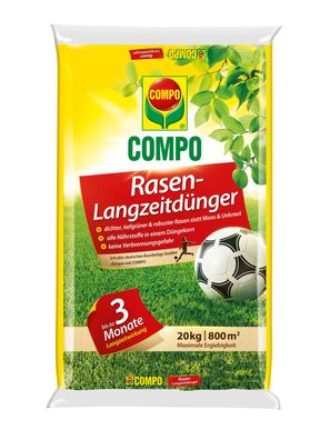 COMPO Rasen-Langzeitdünger, 20 kg