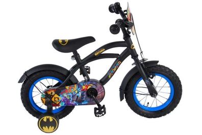 Batman Kinderfahrrad - Jungen - 12 Zoll - Schwarz