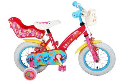 Peppa Pig Kinderfahrrad - Mädchen - 12 Zoll - Pink - Zwei Handbremsen