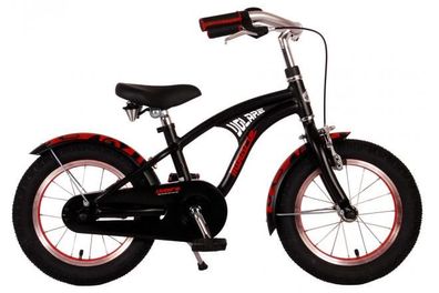 Volare Miracle Cruiser Kinderfahrrad - Jungen - 14 Zoll - Mattschwarz - Prime Collect