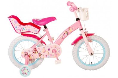 Disney Princess Kinderfahrrad - Mädchen - 14 Zoll - Pink