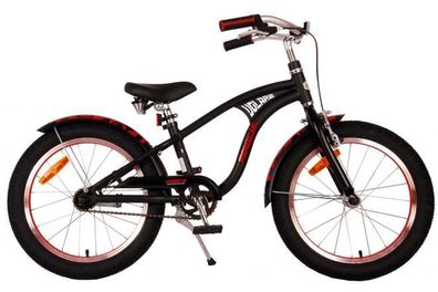 Volare Miracle Cruiser Kinderfahrrad - Jungen - 18 Zoll - Mattschwarz - Prime Collect