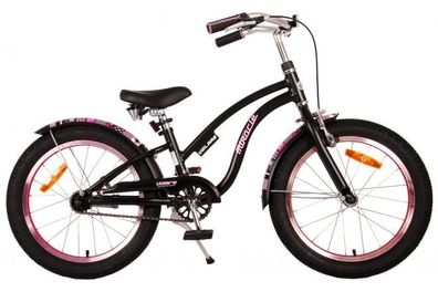 Volare Miracle Cruiser Kinderfahrrad - Mädchen - 18 Zoll - Mattschwarz - Prime Collec