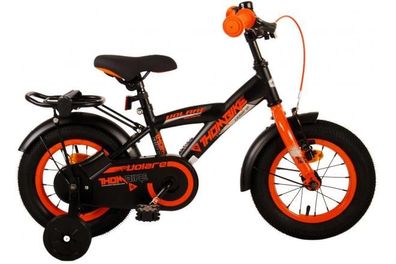 Volare Thombike Kinderfahrrad - Jungen - 12 Zoll - Schwarz Orange