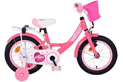 Volare Ashley Kinderfahrrad - Mädchen - 14 Zoll - Rosa/Rot