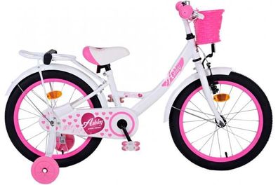 Volare Ashley Kinderfahrrad - Mädchen - 18 Zoll - Weiß