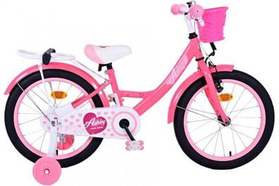 Volare Ashley Kinderfahrrad - Mädchen - 18 Zoll - Rosa/Rot