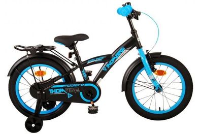 Volare Thombike Kinderfahrrad - Jungen - 16 Zoll - Schwarz Blau