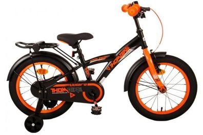 Volare Thombike Kinderfahrrad - Jungen - 16 Zoll - Schwarz Orange