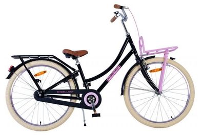 Volare Excellent Kinderfahrrad - Mädchen - 24 Zoll - Schwarz