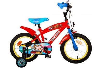 Paw Patrol Kinderfahrrad - Jungen - 14 Zoll - Rot/Blau