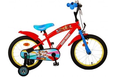 Paw Patrol Kinderfahrrad - Jungen - 16 Zoll - Rot Blau