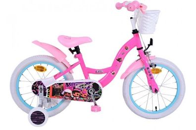 LOL Surprise Kinderfahrrad - Mädchen - 16 Zoll - Rosa