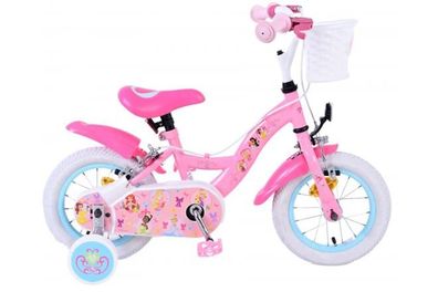 Disney Princess Kinderfahrrad - Mädchen - 12 Zoll - Rosa - Zweihandbremsen