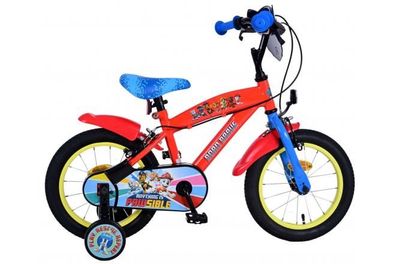 Paw Patrol Kinderfahrrad - Jungen - 14 Zoll - Blau - Zwei handbremsen